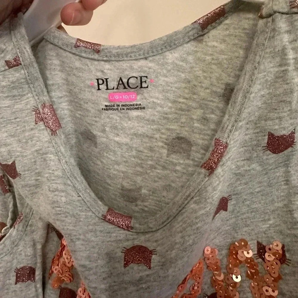 2 for $15 Children's Place Girls Sequin & Tutu Tulle Fabric Dress in pretty Pink - Picture 5 of 8